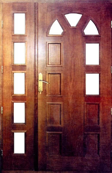 Drewniane drzwi zewnętrzne