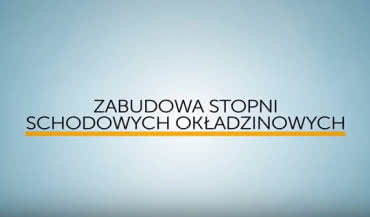 Zabudowa stopni schodowych