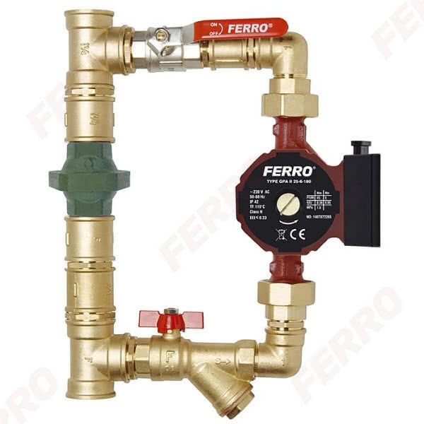 Zestaw pompowy z zaworem różnicowym