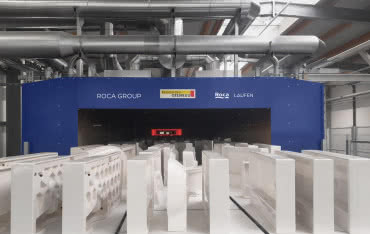 Pierwszy na świecie elektryczny piec tunelowy do produkcji ceramiki sanitarnej