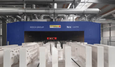 Pierwszy na świecie elektryczny piec tunelowy do produkcji ceramiki sanitarnej