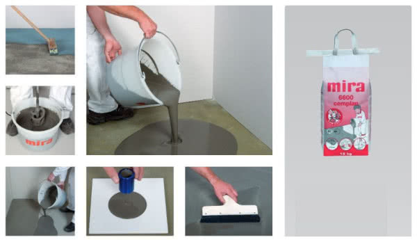 Wylewka samopoziomująca mira 6600 cemplan