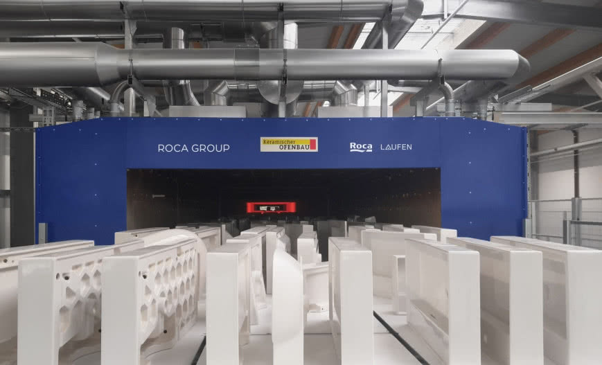 Pierwszy na świecie elektryczny piec tunelowy do produkcji ceramiki sanitarnej