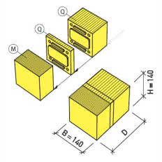 Kostka montażowa Eco-Fix M-Q