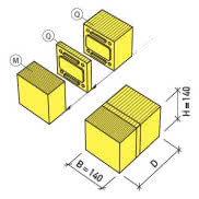 Kostka montażowa Eco-Fix M-Q
