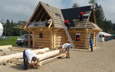 Blachotrapez na pierwszych Ogólnopolskich Targach Cieśli w Chochołowie