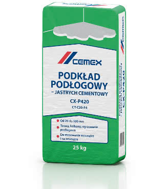 Podkład podłogowy - jastrych cementowy CX-P420