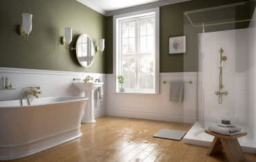 Zawsze modna klasyczna łazienka