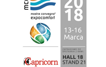 Capricorn zaprasza na targi MCE 2018