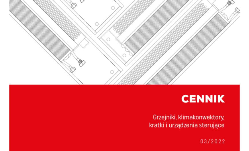 Cennik produktów VERANO na 2022 rok