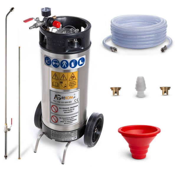 Agrekom agregat do bielenia ścian mlekiem wapiennym