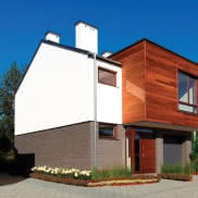 Elewacja z drewna Meranti