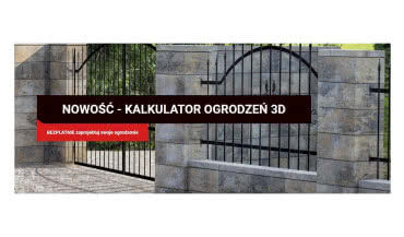 Darmowy kalkulator ogrodzeń 3D JONIEC