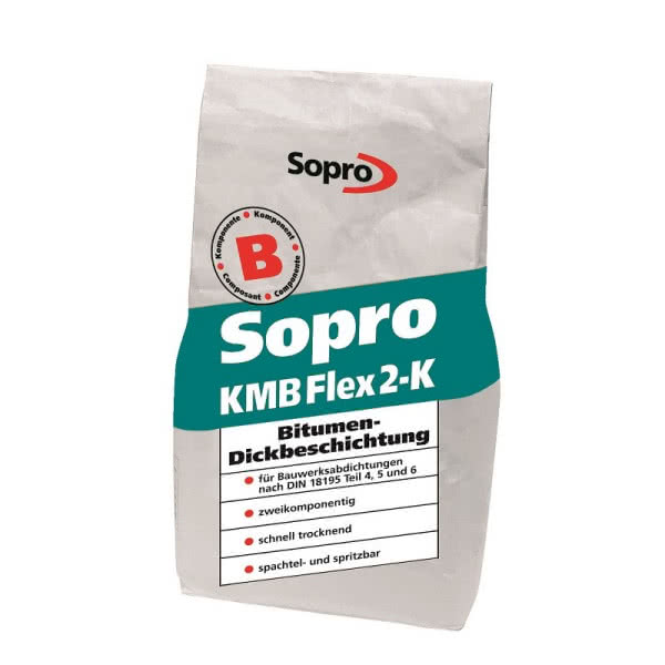Sopro KMB 651 - grubowarstwowa bitumiczna masa uszczelniająca 2-K