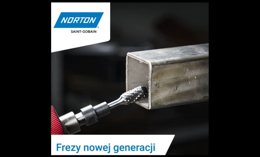 Norton: nowa generacja frezów z węglików spiekanych