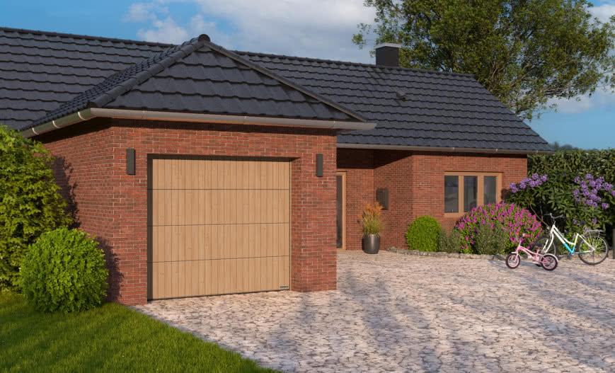 Brama, która odmienia dom. Zobacz nowe powierzchnie Duragrain Vertical Design od Hörmann