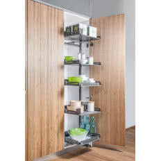 PLENO Libell 1900/ 600/ 6/ szary - wyjeżdżany magazyn na suche produkty