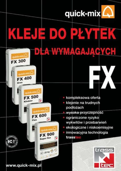 System zapraw klejących FX quick-mix