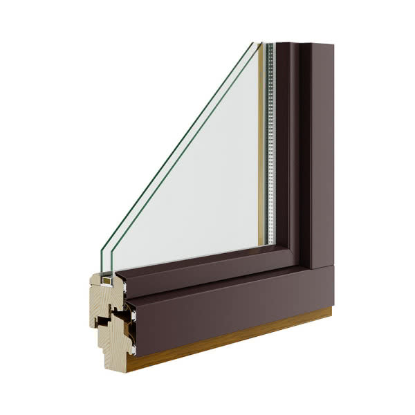 Drewniano-aluminiowe okno ALU-EFFECT POL-SKONE