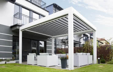 Aluminiowe pergole w ofercie Filplast!