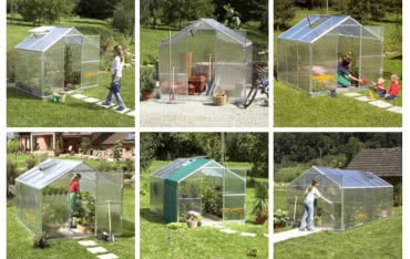 Nowoczesne szklarnie do ogrodów poleca Gutta Polska