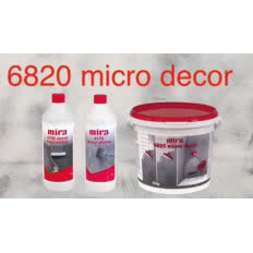 Dekoracyjna masa szpachlowa do ścian mira 6820 micro decor
