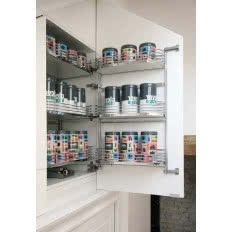 TANDEM ARENA Classic 800/ 600/ 3+3/ szary - obszerne cargo otwierane jak lodówka