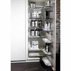 TANDEM ARENA Classic 1700/ 450/ 6+6/ biały - obszerne cargo otwierane jak lodówka