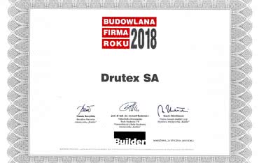 Wyróżnienia Builder Awards dla firmy Drutex
