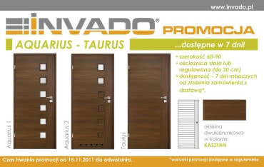 "Drzwi w 7 dni" - nowa promocja firmy INVADO
