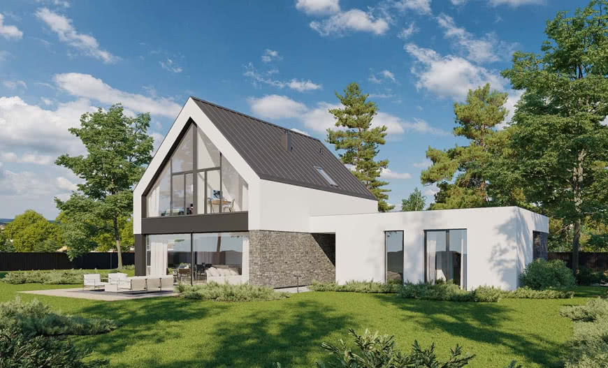 Piękne i nowoczesne domy z oknami szczytowymi - zobacz inspiracje!