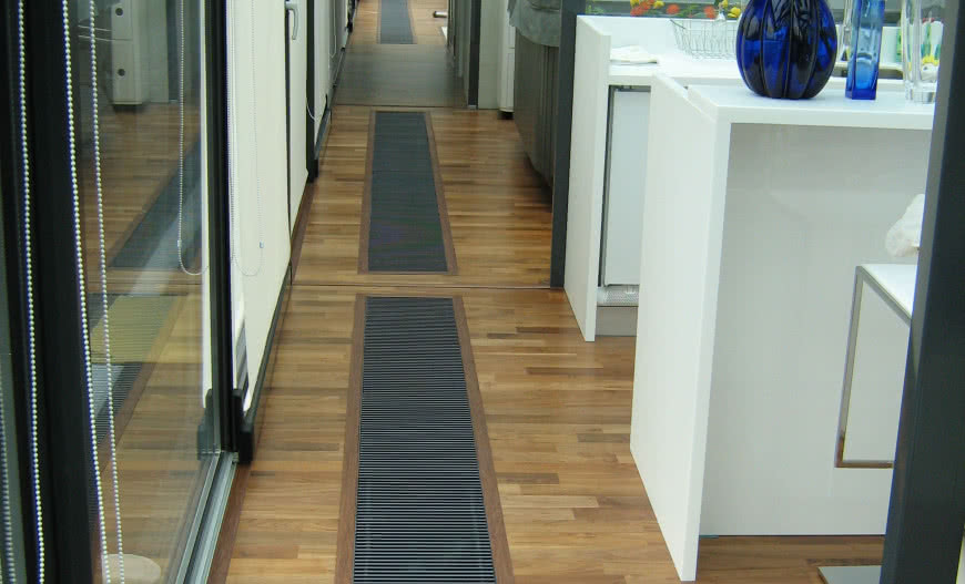 REGULUS-system CANAL - komfortowy system ogrzewania ogrodów zimowych.