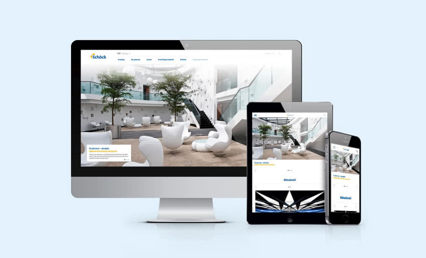 Nowy design na stronie firmy Schöck