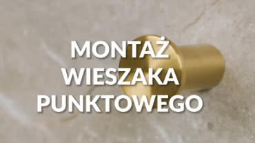 Jak zamontować wieszak punktowy na ręcznik?