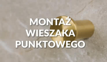 Jak zamontować wieszak punktowy na ręcznik?
