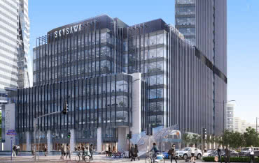 SKYSAWA - drapacz chmur najwyższej klasy ubrany w fasady Aluprof