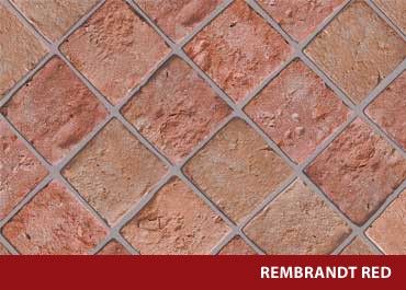 Bruk ręcznie formowany Rembrandt Red