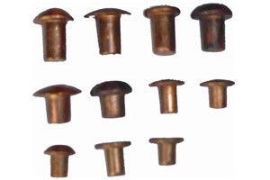 Nity miedziane klepane