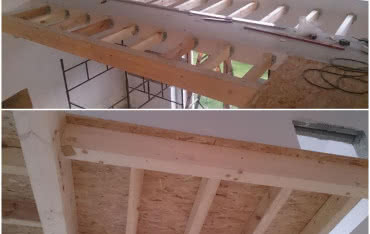 Strop drewniany - wady i zalety 