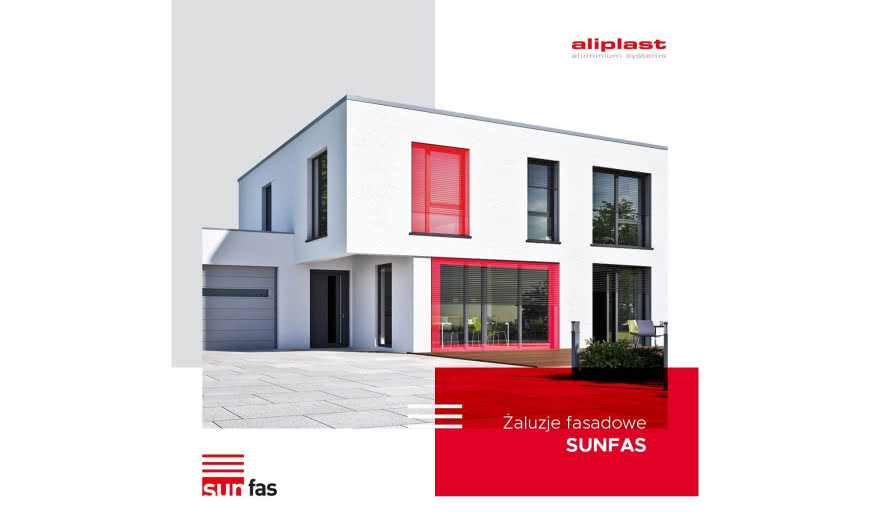 Nowość! Żaluzje fasadowe SunFas od Aliplast