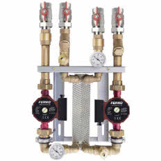 Zestaw wymiennikowo-pompowy z pompami GPAII,  kod IC8X2460ZGPA