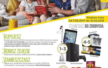 "Mój dom pełen ciepła". Konkurs dla klientów ISOVER