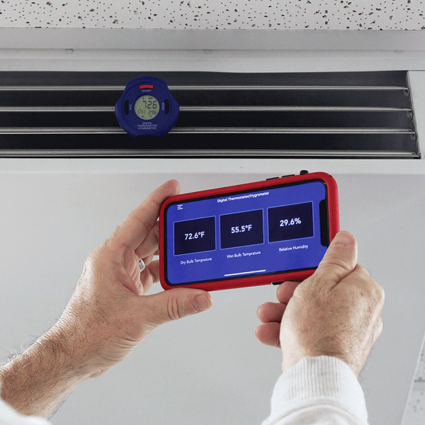 Termohigrometr elektroniczny z łącznością Bluetooth Mastercool 52234-BT