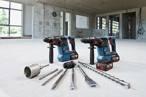 Akumulatorowe młoty udarowo-obrotowe Bosch 18 V dla profesjonalistów