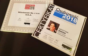 Nagrody miesięcznika Builder dla firmy Wiśniowski