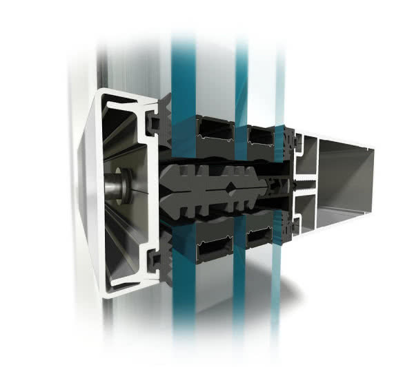 Fasada słupowo-ryglowa MB-TT50
