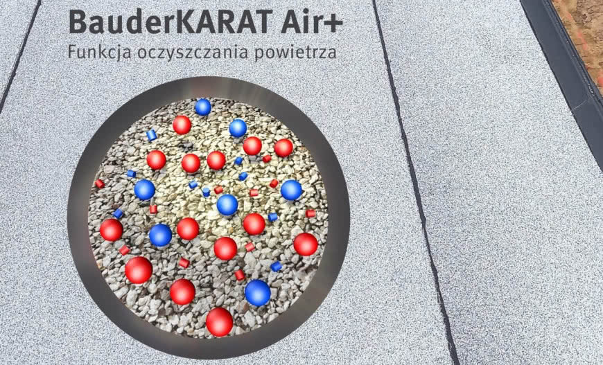 Papa wierzchniego krycia BauderKARAT Air+