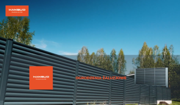 Eleganckie i trwałe ogrodzenie żaluzjowe Hanbud
