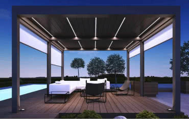 MB-OPENSKY 140 - innowacyjna pergola w formie systemu od Aluprof