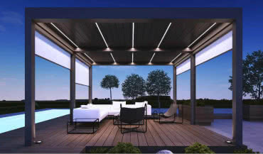 MB-OPENSKY 140 - innowacyjna pergola w formie systemu od Aluprof